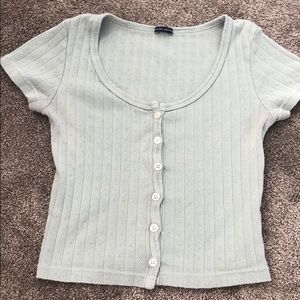 Eyelet Short Sleeve Zelly Top